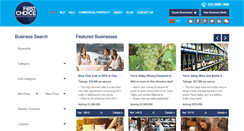 Desktop Screenshot of firstchoicebb.com.au